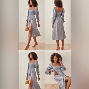 REFORMATION Hyland Linen Dress